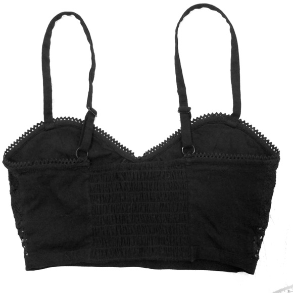 NWOT Free People Black Crop Top & Skirt 2piece Set - Picture 8 of 10